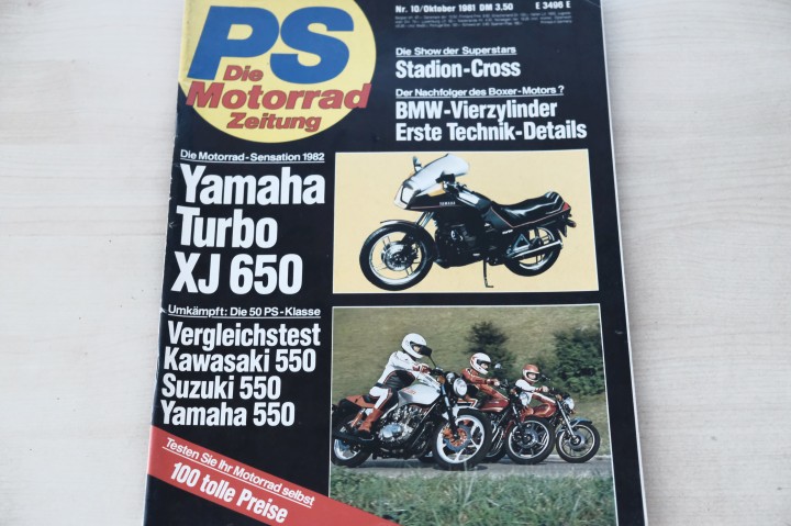 Deckblatt PS Sport Motorrad (09/1981)